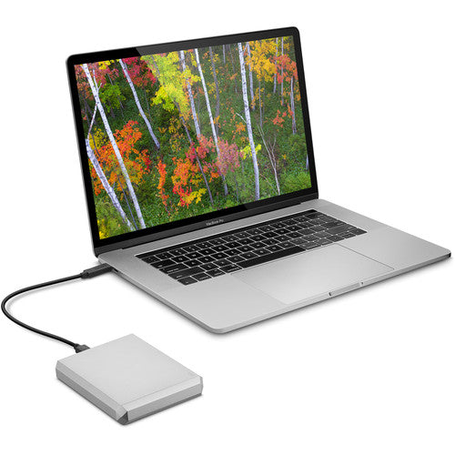 LaCie 5TB USB 3.1 Type-C Mobile Drive (Moon Silver)