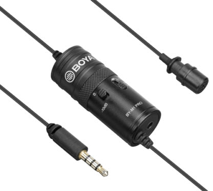 BOYA BY-M1 PRO UNIVERSAL LAVALIER MICROPHONE