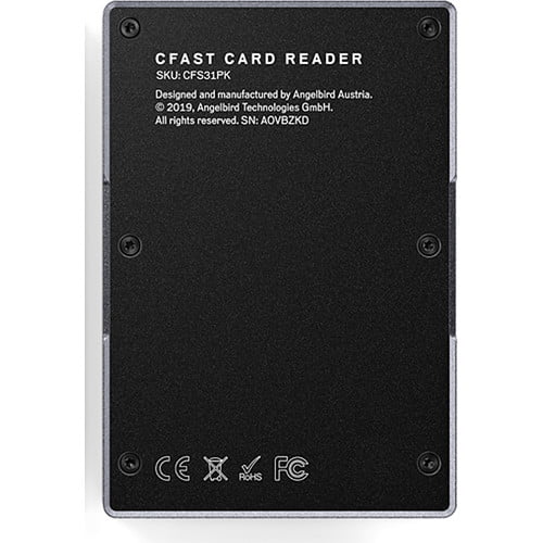 Angel Bird Cfast Single Card Reader Sd Cards For Cameras Hyperdeck Mini CFS31PK