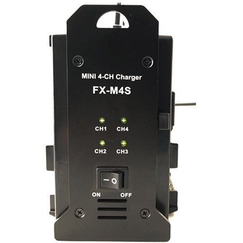 Fxlion FX-M4S 4 CH Mini Charger - 16.8V / 2A V-Mount