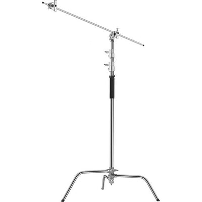 GVM C330 Turtle Base C-Stand &amp; Grip Arm Kit (10.5', Chrome)