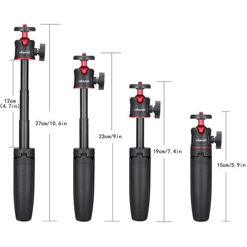 Ulanzi MT-08 Extendable Mini Tripod &amp; Handle (Black)