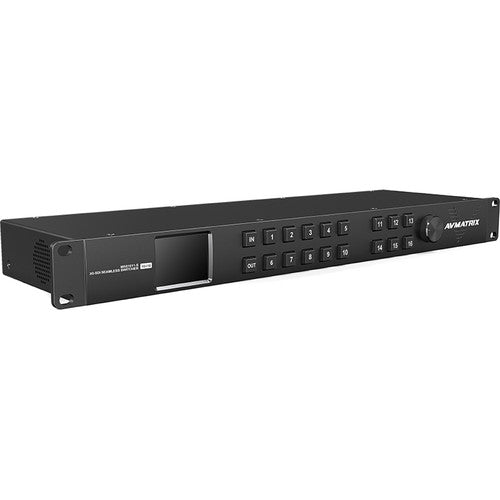 AVMATRIX 16x16 Seamless 3G-SDI Matrix Switcher (1 RU)
