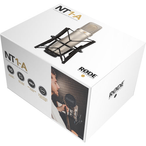 Rode NT1-A Large-Diaphragm Condenser Microphone (Single)