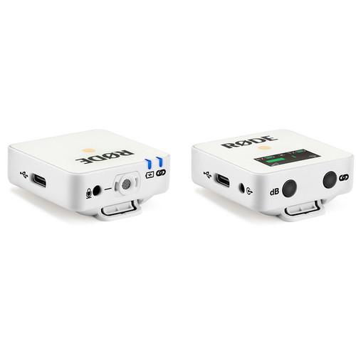 Rode Wireless GO Compact Digital Wireless Microphone System (2.4 GHz, White)