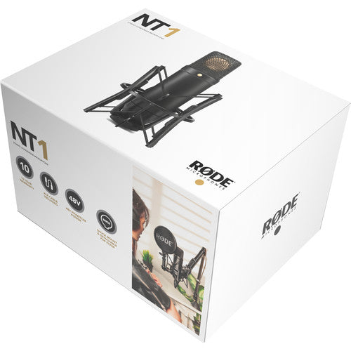 Rode NT-1 KIT 1" Cardioid Condenser Microphone with SM6 Shockmount