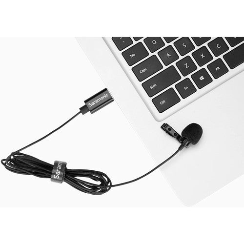 Saramonic SR-ULM10 Omnidirectional USB Lavalier Microphone (6.5' Cable)