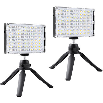 GVM RGB-10S On-Camera RGB LED Video 2-Light Kit