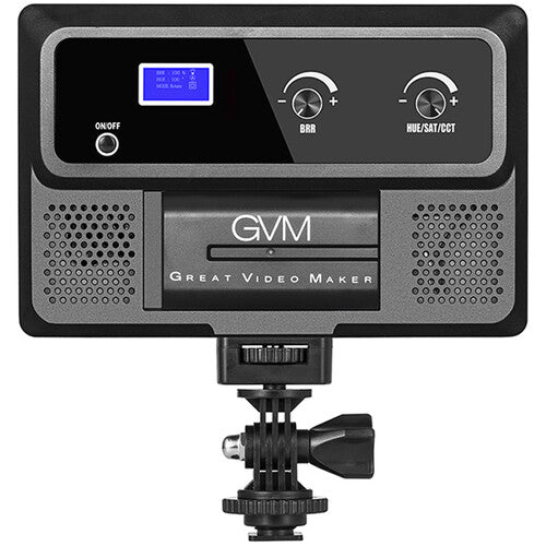 GVM RGB-10S On-Camera RGB LED Video 2-Light Kit