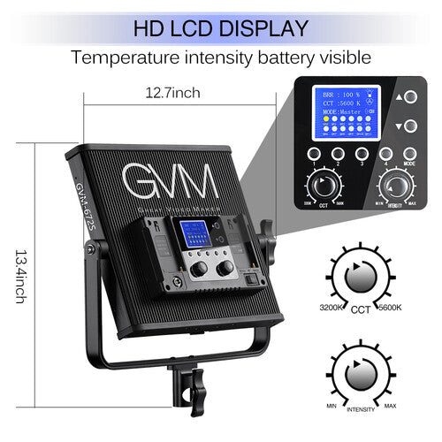 GVM 672S-B Bi-Color LED Light Panel