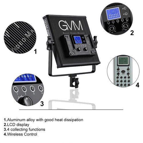 GVM 896S Bi-Color LED 3-Panel Kit