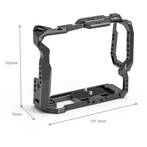 SMALLRIG CAMERA CAGE FOR BMPCC 4K &amp; 6K WITH BATTERY GRIP ATTACHED 2765