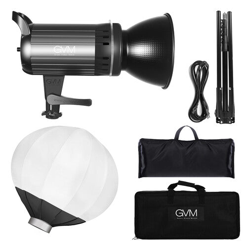 GVM G100W Bi-Color LED Video Light Kit  with Lantern Softbox