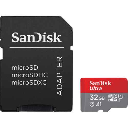 SanDisk 32GB Ultra UHS-I MicroSDHC Memory Card