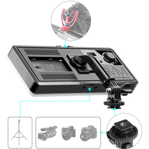GVM RGB20W RGB On-Camera LED Light