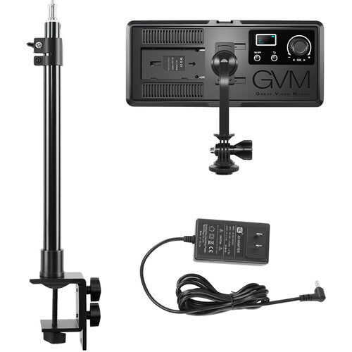 GVM RGB20W RGB On-Camera LED Light (Desktop Kit)