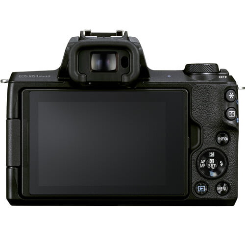 Canon EOS M50 Mark II Mirrorless Camera with 15-45mm Lens (Black)
