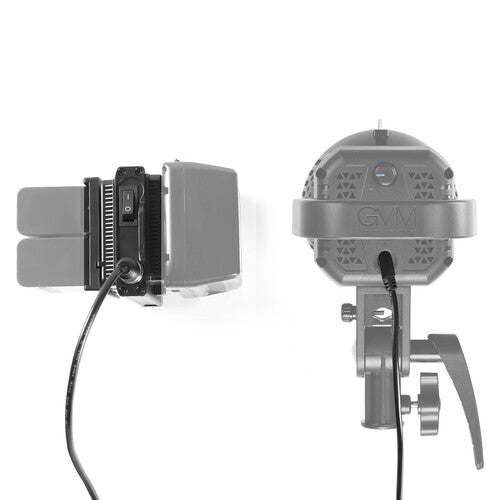 GVM P80SBOX V-MOUNT BATTERY PLATE ADAPTER WITH DC OUT CABLE
