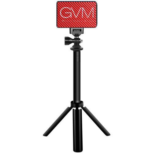 GVM Variable-Color On-Camera LED Light Kit with Mini Tripod &amp; Suction Mount