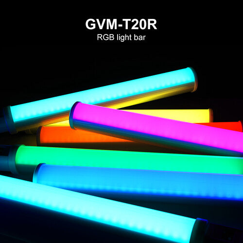 GVM RGB T20R LED Bi-Color Video Light Wand