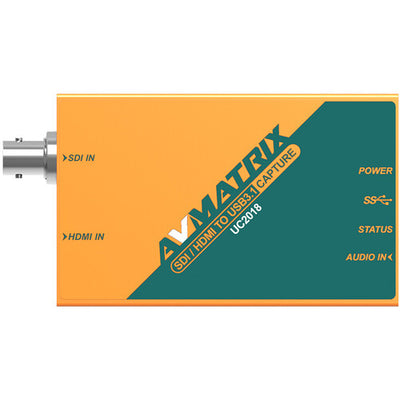 AVMATRIX UC2018 SDI/HDMI to USB 3.1 Video Capture