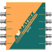 AVMATRIX SD1191 1x9 3G-SDI Reclocking Distribution Amplifier