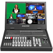 AVMATRIX PVS0615U Portable 6-Channel Switcher with USB Streaming and 15.6" Display
