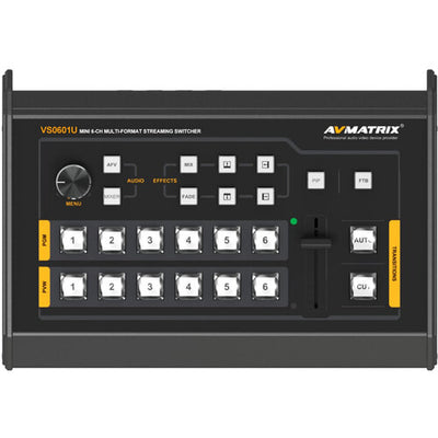 AVMATRIX VS0601U Mini 6-Channel SDI/HDMI Multi-Format AV Switcher