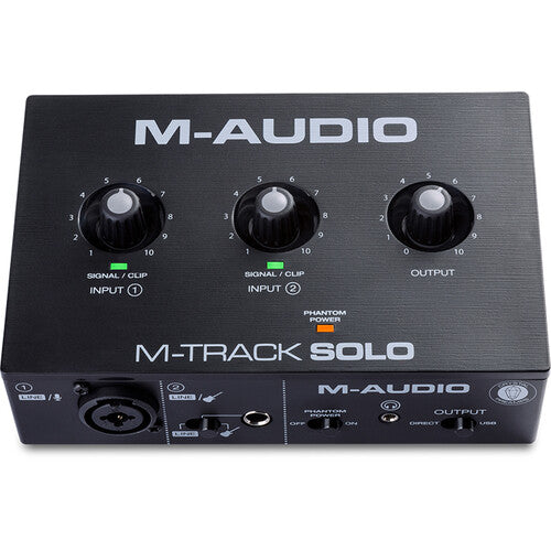 M-Audio M-Track Solo Desktop 2x2 USB Audio Interface