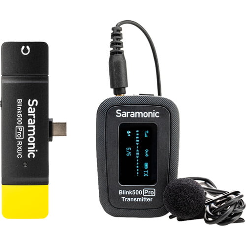 Saramonic Blink 500 Pro B6 2-Person Digital Wireless Omni Lavalier Microphone System for USB Type-C Devices (2.4 GHz)