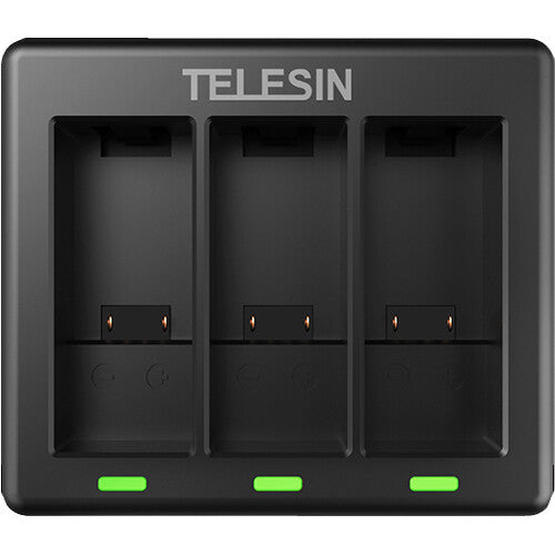 TELESIN GP-BCG-902 3-CHANNEL TRIPLLE BATTERY CHARGER FOR GOPRO HERO 9