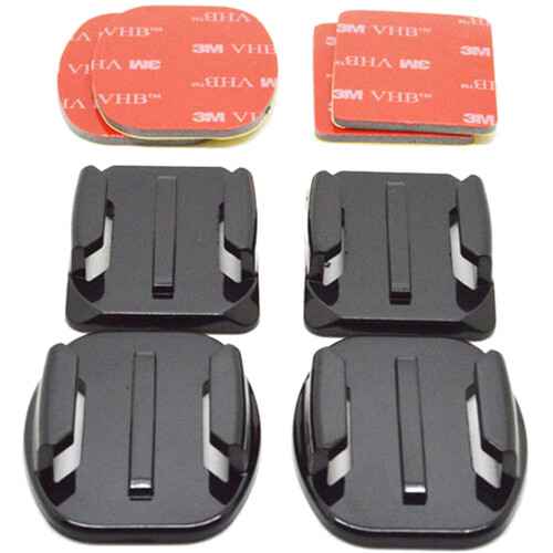 TELESIN Flat and Curved Adhesive Mounts with 3M Adhesive for GoPro