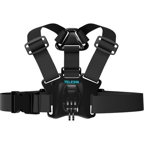 TELESIN Chest Strap with Head Strap Dual-Mount/J-Hook for GoPro/Action Cameras GP-CGP-T07+T04