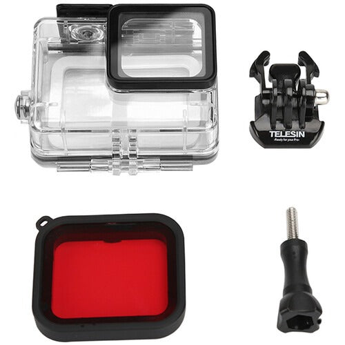 TELESIN WATERPROOF HOUSING CASE HERO5/6 GP-WTP-501