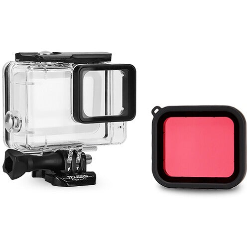 TELESIN WATERPROOF HOUSING CASE HERO5/6 GP-WTP-501