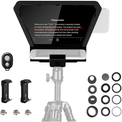 GVM Teleprompter TQ-S for Tablets and Smartphones with Bluetooth Remote &amp; App