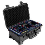 GVM QX26 WHEELED HARD CASE WITH DIVIDER INSERT BLK