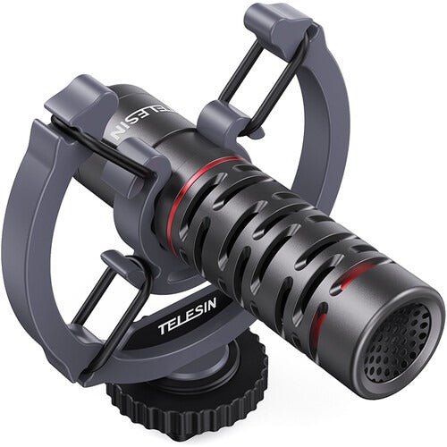 TELESIN MIC-VM02 ULTRACOMPACT CAMERA-MOUNT SHOTGUN MICROPHONE