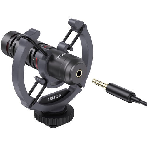 TELESIN MIC-VM02 ULTRACOMPACT CAMERA-MOUNT SHOTGUN MICROPHONE