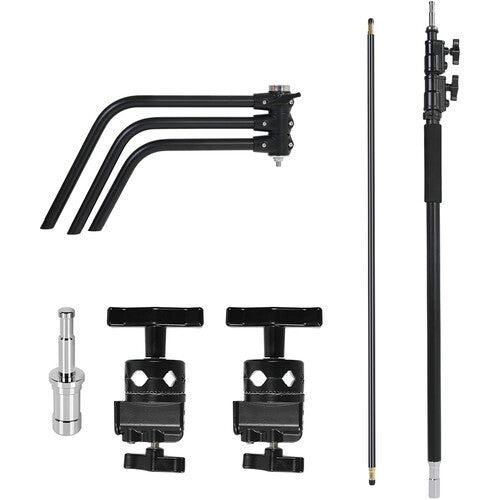 GVM C320 Turtle Base C-Stand &amp; Grip Arm Kit (10.5', Black)
