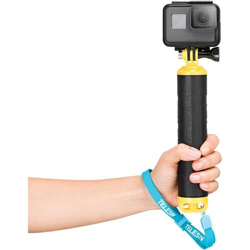 TELESIN FLOATY MONOPOD YELLOW GP-MNP-300