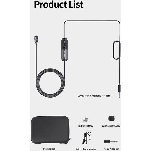 TELESIN MIC-LAV02 LAVALIER MICROPHONE
