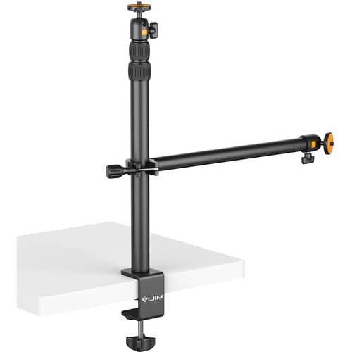 Ulanzi VIJIM LS02 Camera Desk Mount Stand with Auxiliary Holding Arm
