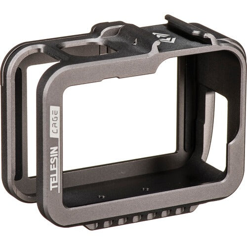 TELESIN GP-FMS-901 CNC ALUMINIUM ALLOY HOUSING CAGE FOR GOPRO HERO 9 BLACK