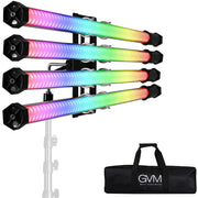 GVM BD100 LED Stick / RGB Wand 4-Light Kit with Bracket