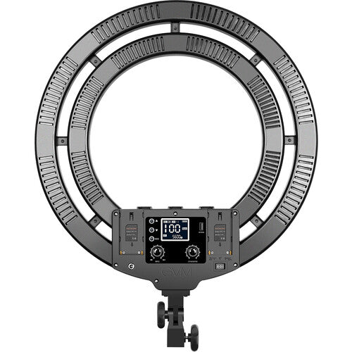 GVM RGB LED Soft Double Ring Light Kit (18")