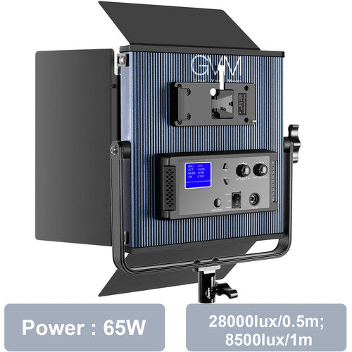 GVM LED1200 Bi-Color LED Light Panel 2-Light Kit with Stands