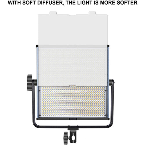 GVM LED1200 Bi-Color LED Light Panel 2-Light Kit with Stands