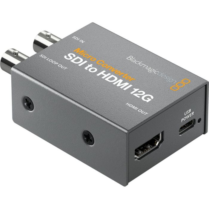 BLACKMAGIC MICRO CONVERTER SDI TO HDMI 12G