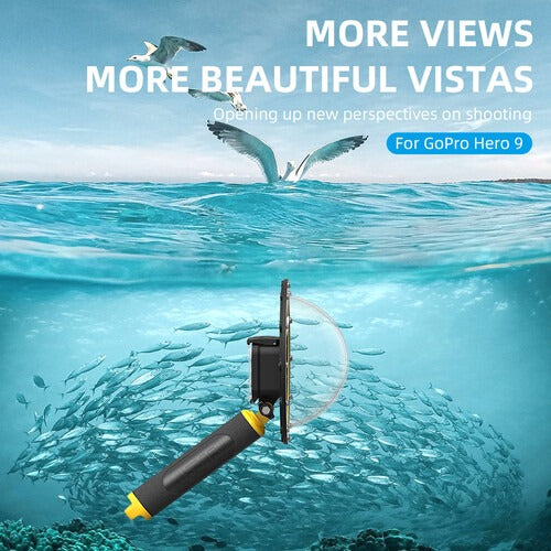 TELESIN GP-DMP-T09 WATERPOOF DOME PORT FOR GOPRO HERO 9/10/11